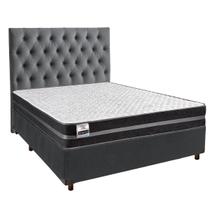 Kit Cabeceira + Cama Box + Colchão Casal Molas Ultralastic Bogota Inducol Kit Cabeceira + Cama Box + Colchão Casal Molas Ultralastic Bogota Inducol