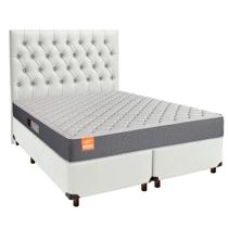 Kit Cabeceira + Cama Box + Colchão King D23 Pro Inducol Kit Cabeceira + Cama Box + Colchão King D23 Pro Inducol