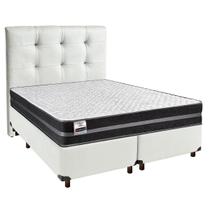 Kit Cabeceira + Cama Box + Colchão Queen Molas Ultralastic Bogota Inducol Kit Cabeceira + Cama Box + Colchão Queen Molas Ultralastic Bogota Inducol