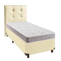 Kit Cabeceira + Cama Box + Colchão Solteiro D33 D33 Inducol