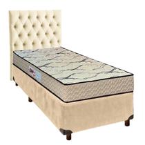 Kit Cabeceira + Cama Box + Colchão Solteiro D33 Maxsono Paropas