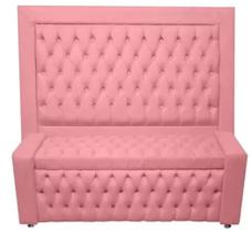 Kit Cabeceira De Cama Box e Calçadeira Baú Retro Capitonê Botão Encapados Casal 140 cm Suede Eli Móveis