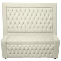 Kit Cabeceira De Cama Box e Calçadeira Baú Retro Capitonê Botão Encapados King 195 cm Suede Porcelana Eli Móveis Kit Cabeceira De Cama Box e Calçadeira Baú Retro Capitonê Botão Encapados King 195 cm Suede Porcelana Eli Móveis