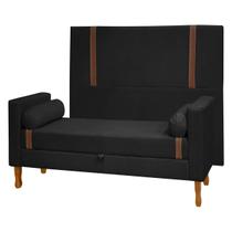 Kit Cabeceira e Calçadeira Baú para Cama Box Casal King Size 195cm Bouclê - SOFA STORE