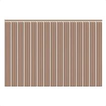 Kit Cabeceira Flexível Painel Eva Ripado Autocolante King para Cama em Mdf Creme Meu Rodapé