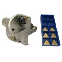 Kit Cabeçote Fresador 63mm NCWA Insertos Pastilhas Tpkn 1603