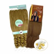 Kit Cabelo 1 Boho Curl + 1 Jumbo African Beauty 400Gr + Anéis