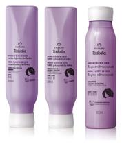 Kit Cabelo Cacheado Natura Tododia Amora E Óleo Coco 3 Itens