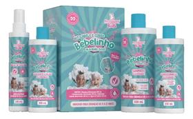 - kit cabelo e corpo bebelinho algodao doce bio instinto kids 4 itens-b.instinto
