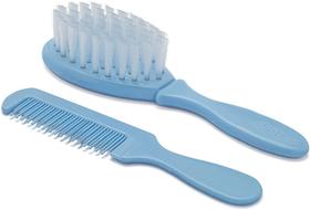 Kit cabelo lolly pente + escova azul