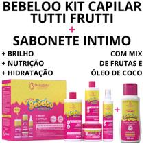 Kit Cabelo Perfumado + Sabonete Intimo Bebeloo Tutti Frutti!