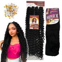 Kit Cabelo Tranças Gypsy Braid Fulani Cacheado Orgânico