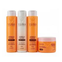 Kit Cabelos Cacheados E Ondulados 4 Unidades Vliss Cosméticos Kit Cabelos Cacheados E Ondulados 4 Unidades Vliss Cosméticos