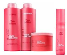 Kit Cabelos Coloridos Wella Color Brilliance + Leave In