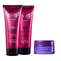 Kit Cabelos Danificados Intense Shampoo Condicionador Sérum