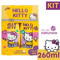 Kit Cabelos Finos E Claros Hello Kitty Cia Da Natureza