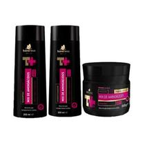 Kit Cabelos Frágeis e Quebradiços BARROMINAS Mix de Aminoácidos Shampoo + Condicionador + Máscara