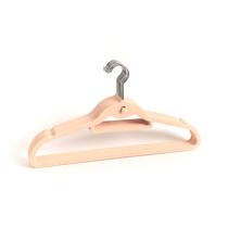 Kit Cabide de Veludo Bege com Gancho Oikos - 30 Unidades