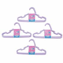 Kit Cabide Infantil Com 20 Peças Reforçado AZUL e ROSA