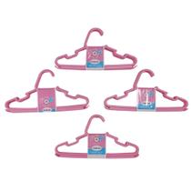 Kit Cabide Infantil Com 20 Peças Reforçado Rosa Kit Cabide Infantil Com 20 Peças Reforçado Rosa