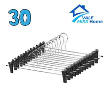 kit Cabide Saia e Calça Metal - Organizador de Roupas Anti-Deslizante kit Cabide Saia e Calça Metal - Organizador de Roupas Anti-Deslizante