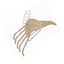 Kit Cabide Veludo Vizapi Adulto Velvet com 5 42x22 cm Camisa Bege Marfim Kit Cabide Veludo Vizapi Adulto Velvet com 5 42x22 cm Camisa Bege Marfim