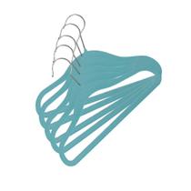 Kit Cabide Veludo Vizapi Infantil Bebê Velvet com 5 29x20cm Com Barra Para Calca Azul Bebê Kit Cabide Veludo Vizapi Infantil Bebê Velvet com 5 29x20cm Com Barra Para Calca Azul Bebê