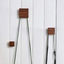 Kit Cabideiro Quadrados Imbuia - 3 unidades