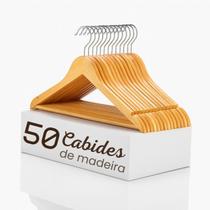 Kit Cabides Adulto de Madeira Reforçado com Gancho Giratório