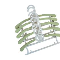 Kit Cabides Infantil Cabide Ajustável Antiderrapante