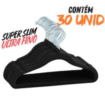 Kit Cabides Super Slim Veludo Para Roupas Adulto Fino Resistente