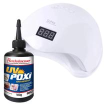 Kit Cabine de Luz Led/uv 48w Resina UV poxi