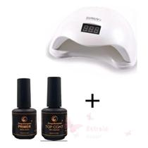 Kit Cabine Unha Primer Top Coat Decoração Nail Oferta Unha Kit Cabine Unha Primer Top Coat Decoração Nail Oferta Unha