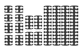 Kit Cable Comb Pente Organizador De Cabos Sleeved Case Mod Kit Cable Comb Pente Organizador De Cabos Sleeved Case Mod