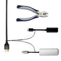 Kit Cable Tethers Multi-Adaptador TetherTies revestido de nylon preto