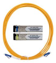 Kit Cabo 1.25 G Sfp Para Sfp Gbic Wdm Cordão Sm Lc/upc 3m