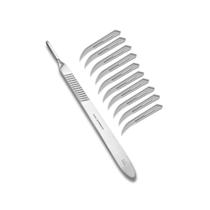 Kit Cabo Bisturi N3 ABC + 10 Laminas N12 Multilaser