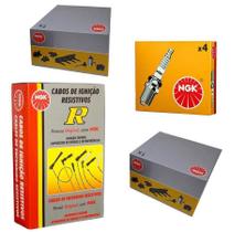 Kit cabo bobina e vela de ignicao - fiat palio 1998 a 2000 / palio weekend 1999 a 2000 / siena 1998 a 1999 / strada 1999 a 2000 - kit00126