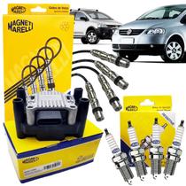 Kit Cabo + Bobina + Velas Fox Crossfox Spacefox 1.0 1.6 Flex