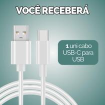 Kit Cabo Carregador Turbo 1 Metro Usb Fonte Usb-C - Escolha Seu Kit