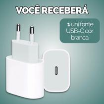 Kit Cabo Carregador Turbo 1 Metro Usb Fonte Usb-C - Escolha Seu Kit Kit Cabo Carregador Turbo 1 Metro Usb Fonte Usb-C - Escolha Seu Kit