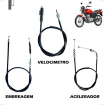 Kit Cabo De Velocimetro Embreagem Acelerador Para Cg 150 Fan 2010 2011 2012 2013 Esi Da Pra Cg150 Do