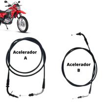 Kit Cabo do Acelerador A+B - Honda Bros 160 NXR 16 a 23 - R1 Motoparts