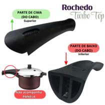 Kit Cabo Do Corpo e Tampa Panela De Pressão Rochedo Turbo Top 4,5Litros