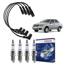 Kit Cabo E Vela de Ingnição Original Bosch Fiat Siena 1.0 MPI 8V Flex 2005 a 2012 Kit Cabo E Vela de Ingnição Original Bosch Fiat Siena 1.0 MPI 8V Flex 2005 a 2012