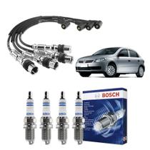Kit Cabo E Vela de Ingnição Original Bosch Volkswagen Gol G5 1.6 8V I-Motion Total Flex 2010 a 2012