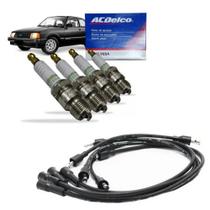 Kit Cabo E Vela Ignição Gm Chevette Chevy Marajó 1.4 1.6 Gnv