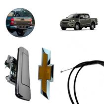 Kit Cabo Emblema Maçaneta Tampa Traseira S10 2013 14 A 2016