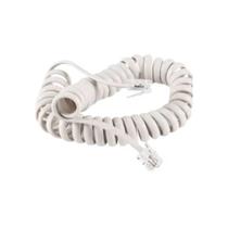 Kit Cabo Espiral Para Interfone Tdmi 200 / 300 Branco (5 un)