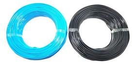 Kit cabo flex 10mm 25mt pt + 25mt az fillflex